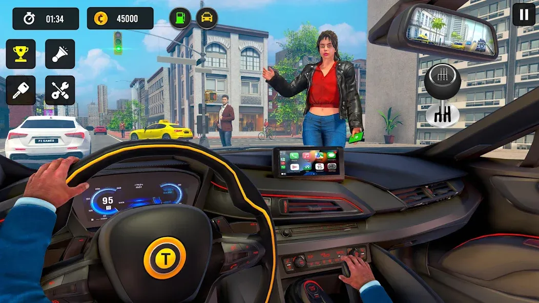 Taxi Simulator 3d Taxi Driver  [МОД Mega Pack] Screenshot 5