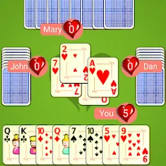 Взломанная Hearts Mobile  [МОД Бесконечные деньги] - последняя версия apk на Андроид