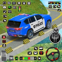 Взломанная Police Car Driving School Game (Полицейская школа вождения автомобилей)  [МОД Menu] - последняя версия apk на Андроид
