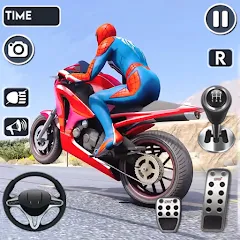 Взлом Spider Bike Stunt 3D Mega Ramp  [МОД Много денег] - полная версия apk на Андроид