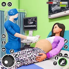 Взломанная Pregnant Mom Simulator Games  [МОД Unlocked] - последняя версия apk на Андроид