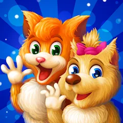 Скачать взлом Cat & Dog Story Adventure Game  [МОД Unlocked] - последняя версия apk на Андроид