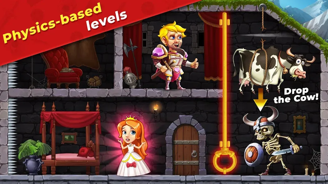 Mr. Knight: Pin Puzzles  [МОД Бесконечные деньги] Screenshot 5