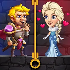 Скачать взломанную Mr. Knight: Pin Puzzles  [МОД Бесконечные деньги] - полная версия apk на Андроид
