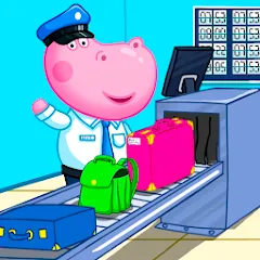 Скачать взломанную Hippo: Airport Profession Game  [МОД Unlocked] - последняя версия apk на Андроид