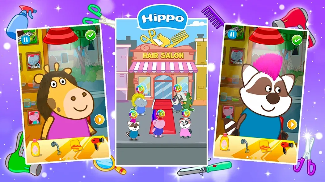 Hair Salon: Fashion Games  [МОД Все открыто] Screenshot 1