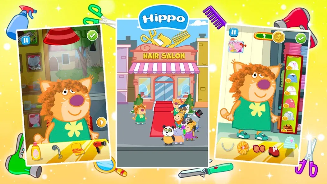 Hair Salon: Fashion Games  [МОД Все открыто] Screenshot 4