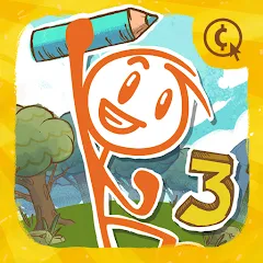 Взлом Draw a Stickman: EPIC 3 (Нарисуй палочного человечка)  [МОД Много монет] - полная версия apk на Андроид
