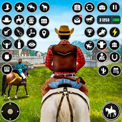 Взломанная Horse Riding Rivals Horse Race (ХорсРайдинг Ривалс Лошадиные скачки)  [МОД Бесконечные монеты] - последняя версия apk на Андроид