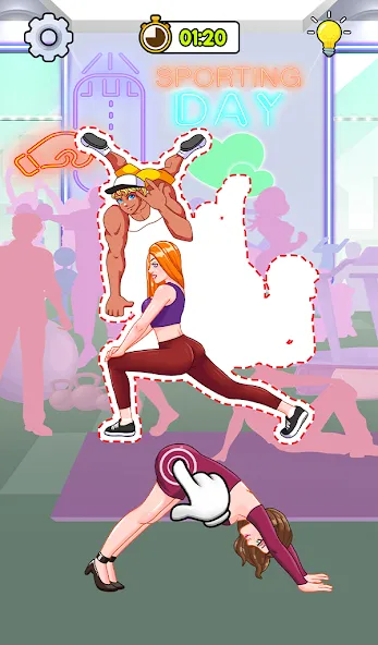 Pose to Hide: Tricky Puzzle (Поза чтобы скрыть)  [МОД Много монет] Screenshot 4