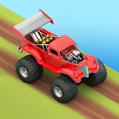 Скачать взломанную MMX Hill Dash 2 – Offroad Truc (ММХ Хилл Даш 2)  [МОД Mega Pack] - последняя версия apk на Андроид