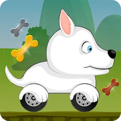 Взломанная Racing games for kids - Dogs  [МОД Меню] - полная версия apk на Андроид