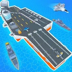 Скачать взлом Idle Aircraft Carrier (Айдл Эйркрафт Кэрриер)  [МОД Unlocked] - стабильная версия apk на Андроид