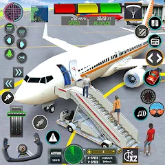 Взломанная Pilot Flight Simulator Games  [МОД Menu] - стабильная версия apk на Андроид