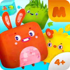 Взломанная Cutie Cubies  [МОД Бесконечные монеты] - последняя версия apk на Андроид