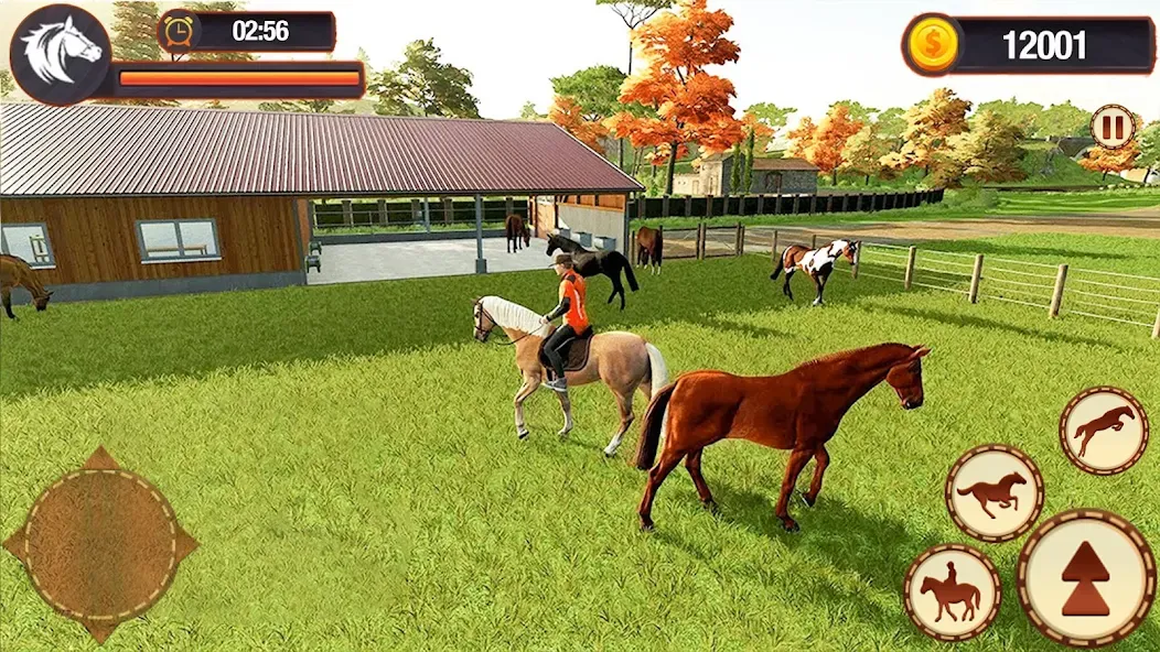 My Horse Herd Care Simulator (Мой симулятор ухода за стадом лошадей)  [МОД Unlocked] Screenshot 1