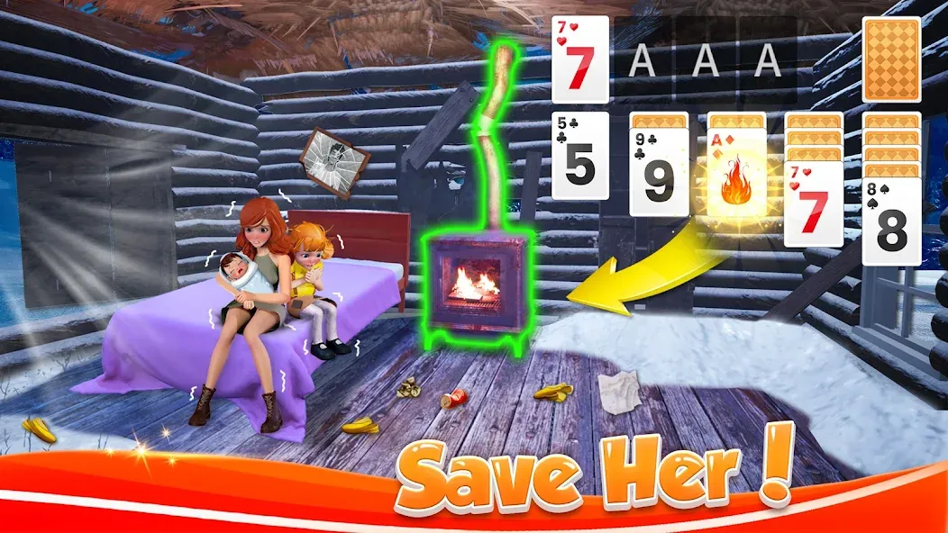 Solitaire Home Design (Солитер Хоум Дизайн)  [МОД Меню] Screenshot 1