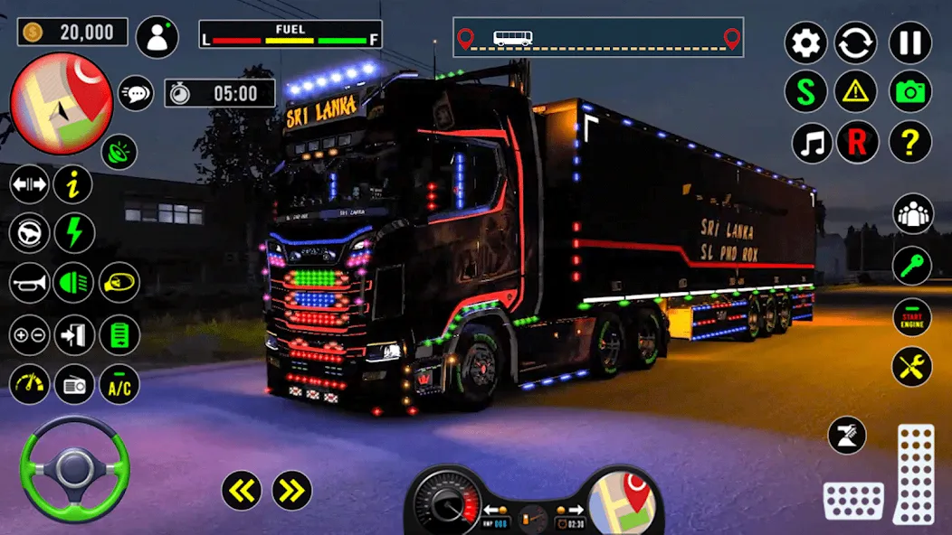 US Truck City Transport Sim 3d  [МОД Unlimited Money] Screenshot 3