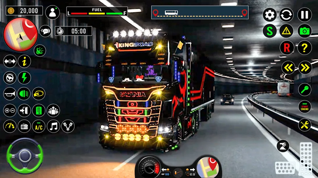 US Truck City Transport Sim 3d  [МОД Unlimited Money] Screenshot 4