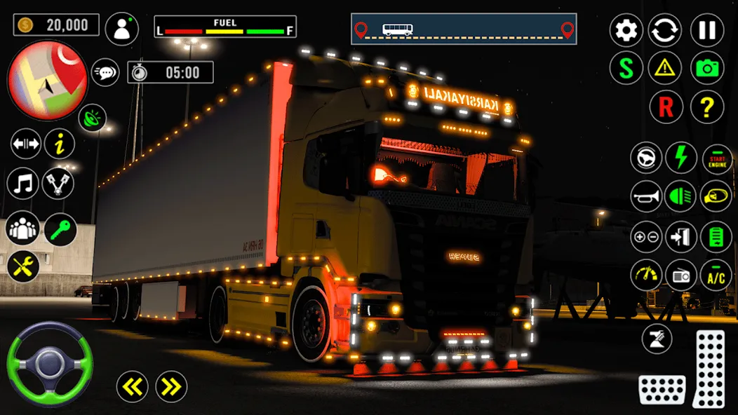 US Truck City Transport Sim 3d  [МОД Unlimited Money] Screenshot 5