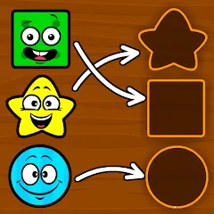 Скачать взлом Shapes & Colors Games for Kids  [МОД Unlocked] - полная версия apk на Андроид