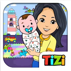 Взломанная My Tizi Town Daycare Baby Game  [МОД Много монет] - полная версия apk на Андроид