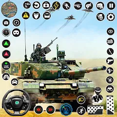 Скачать взлом Tank Fury: Battle of Steels  [МОД Бесконечные монеты] - последняя версия apk на Андроид