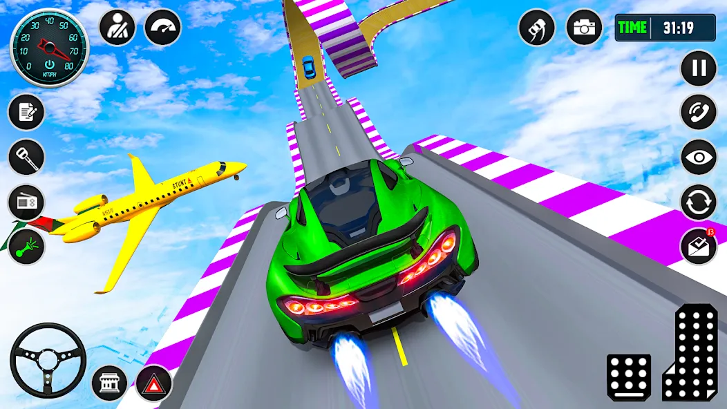 Ramp Car Stunt Racing Game (Крейзи Кар Стантс)  [МОД Много монет] Screenshot 3