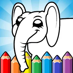 Взломанная Easy coloring pages for kids  [МОД Много монет] - последняя версия apk на Андроид