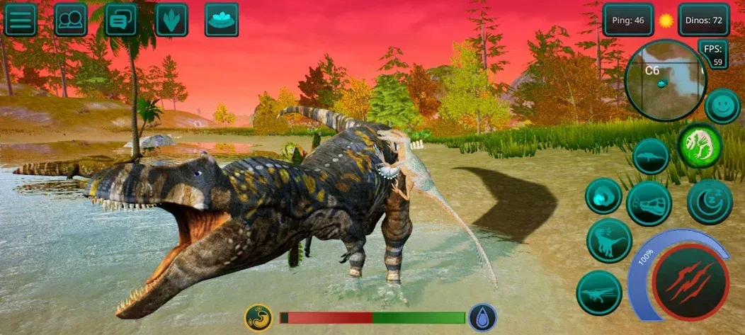 The Cursed Dinosaur Isle: Game  [МОД Много монет] Screenshot 1