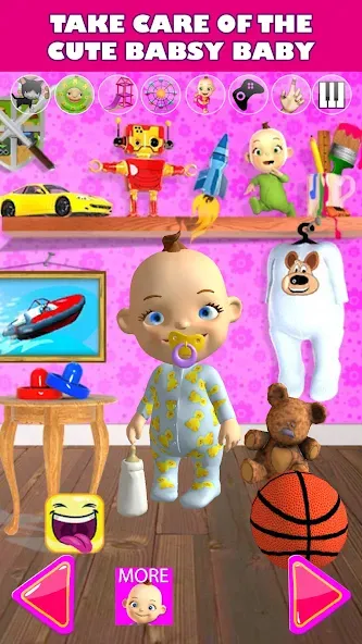 Talking Babsy Baby  [МОД Unlocked] Screenshot 1
