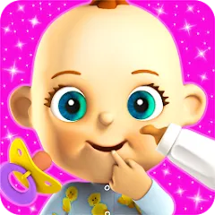 Скачать взломанную Talking Babsy Baby  [МОД Unlocked] - стабильная версия apk на Андроид