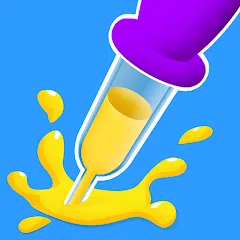 Скачать взлом Paint Dropper: draw puzzle (Пэйнт Дроппер)  [МОД Бесконечные деньги] - последняя версия apk на Андроид