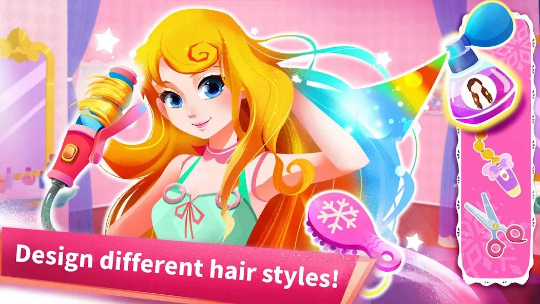 Little Panda: Princess Salon  [МОД Unlocked] Screenshot 3