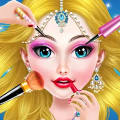 Взлом Doll Makeover - Fashion Queen (Игры по макияжу для девочек)  [МОД Много монет] - полная версия apk на Андроид