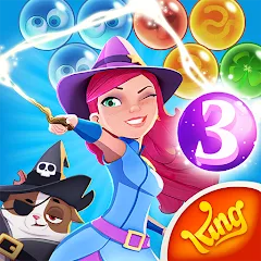 Взломанная Bubble Witch 3 Saga (Бабл Витч 3 Сага)  [МОД Mega Pack] - полная версия apk на Андроид