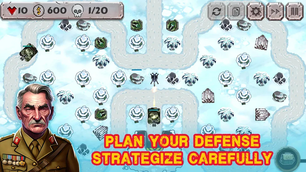 Battle Strategy: Tower Defense  [МОД Много денег] Screenshot 1