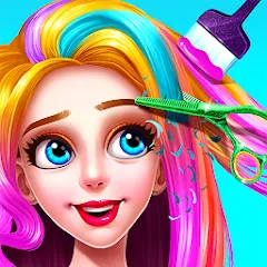 Взлом Girls Hair Salon  [МОД Бесконечные деньги] - последняя версия apk на Андроид