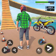Скачать взломанную Bike Stunt : Motorcycle Game  [МОД Unlimited Money] - полная версия apk на Андроид