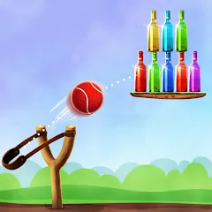 Взломанная Bottle Shooting Game 2  [МОД Меню] - полная версия apk на Андроид