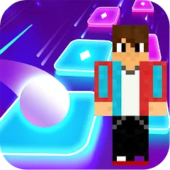 Скачать взломанную Компот-kompot Dance Tiles Hop  [МОД Mega Pack] - полная версия apk на Андроид