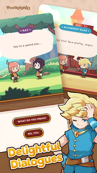 Postknight 2 (Пострыцарь 2)  [МОД Unlimited Money] Screenshot 3