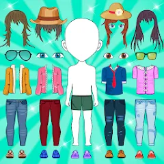 Взломанная Anime Doll Designer (Аниме Кукольный Дизайнер)  [МОД Menu] - последняя версия apk на Андроид