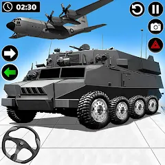 Взлом Army Vehicle Cargo Transport (Армейский транспорт грузовых автомобилей)  [МОД Бесконечные деньги] - стабильная версия apk на Андроид