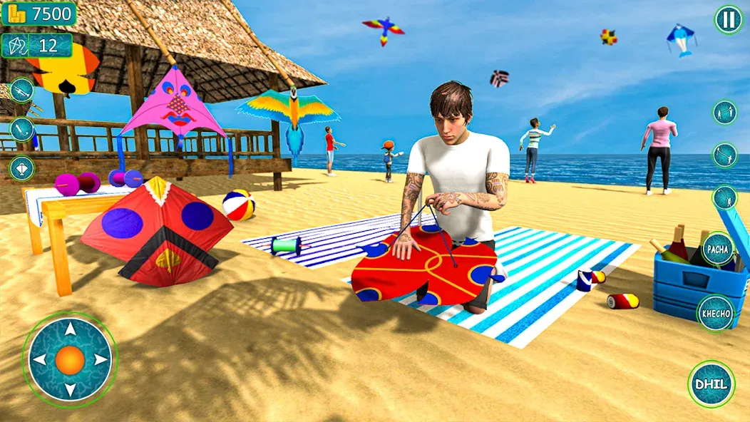 Kite Basant: Kite Flying Games  [МОД Menu] Screenshot 2