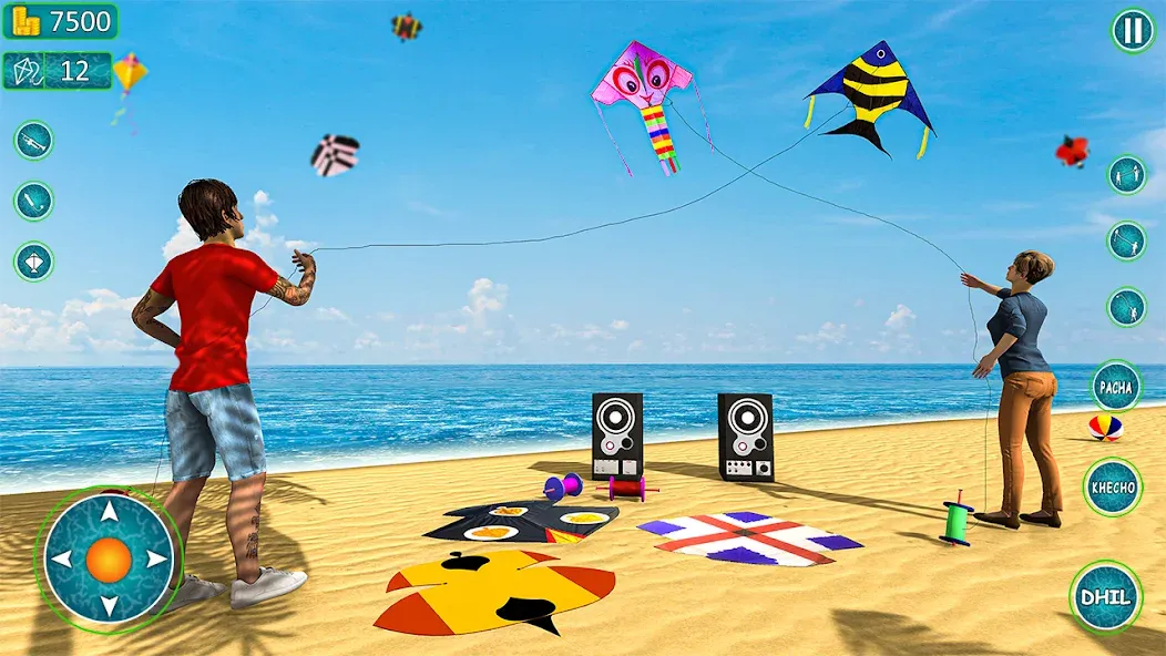 Kite Basant: Kite Flying Games  [МОД Menu] Screenshot 3