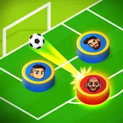 Взлом Super Soccer 3v3 (Online) (упер футбол 3 на 3)  [МОД Бесконечные монеты] - полная версия apk на Андроид