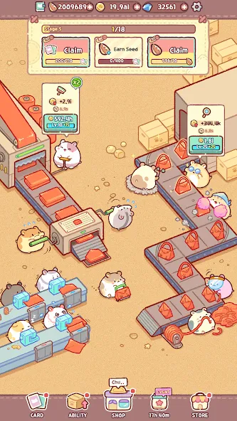 Hamster Bag Factory : Tycoon (Хэмстер сумка фабрика)  [МОД Бесконечные деньги] Screenshot 5
