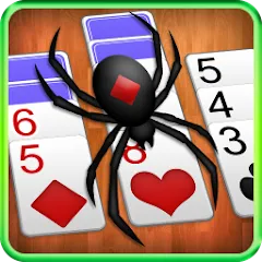 Взломанная Spider Solitaire  [МОД Unlimited Money] - последняя версия apk на Андроид