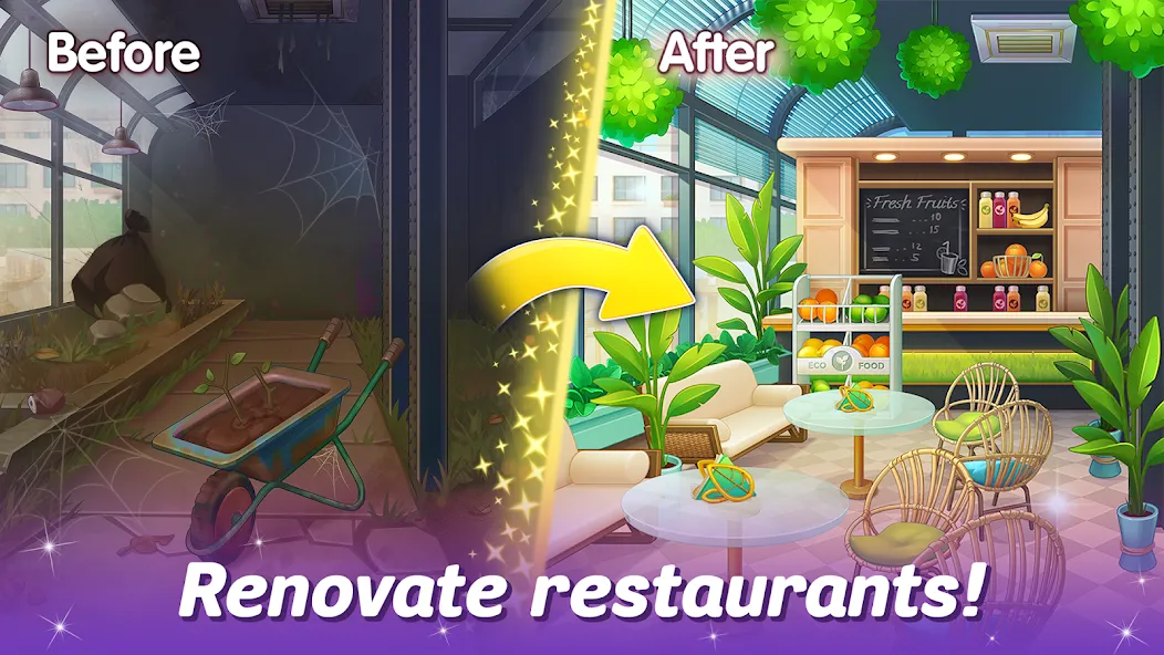 Cooking Live - restaurant game (Кукинг Лайв)  [МОД Бесконечные монеты] Screenshot 2